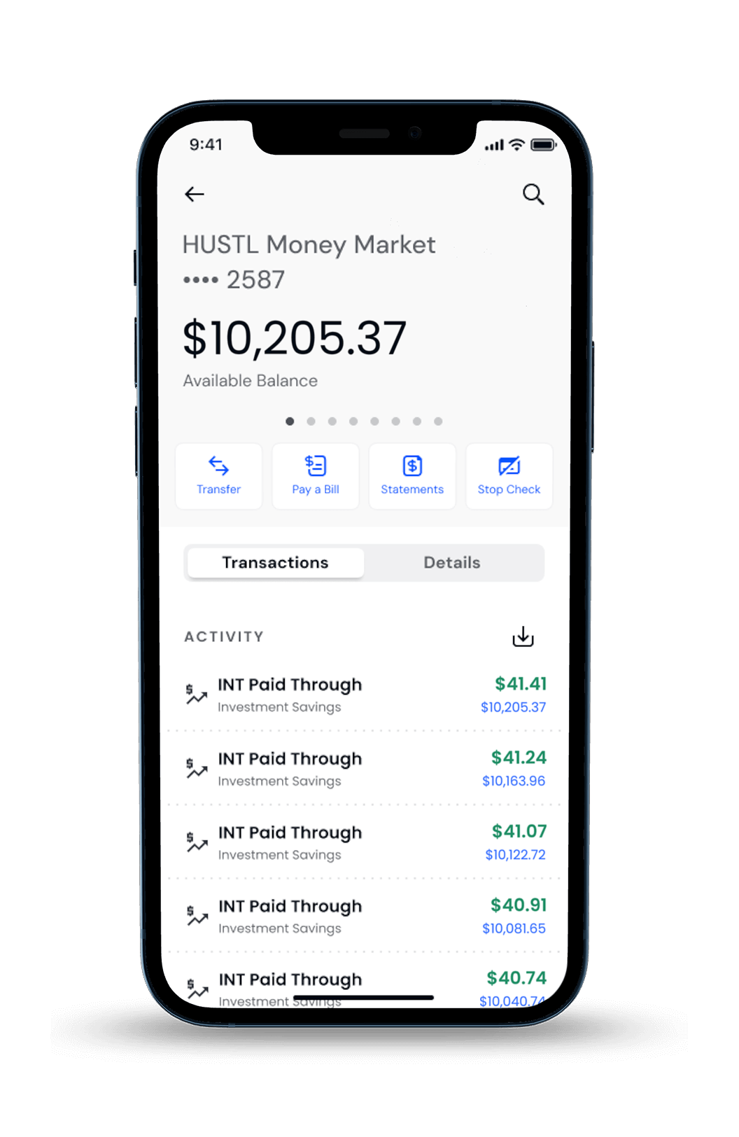 HUSTL Money Market Account