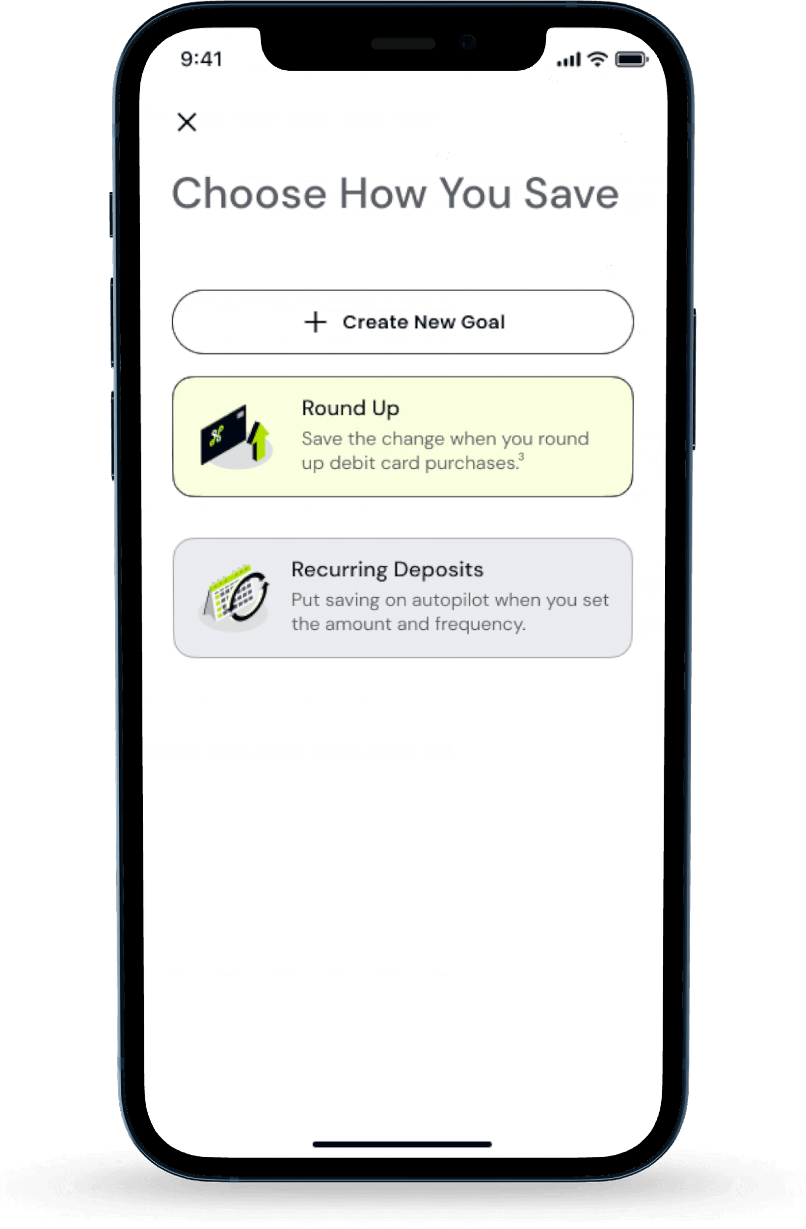 Round up to save in the HUSTL app